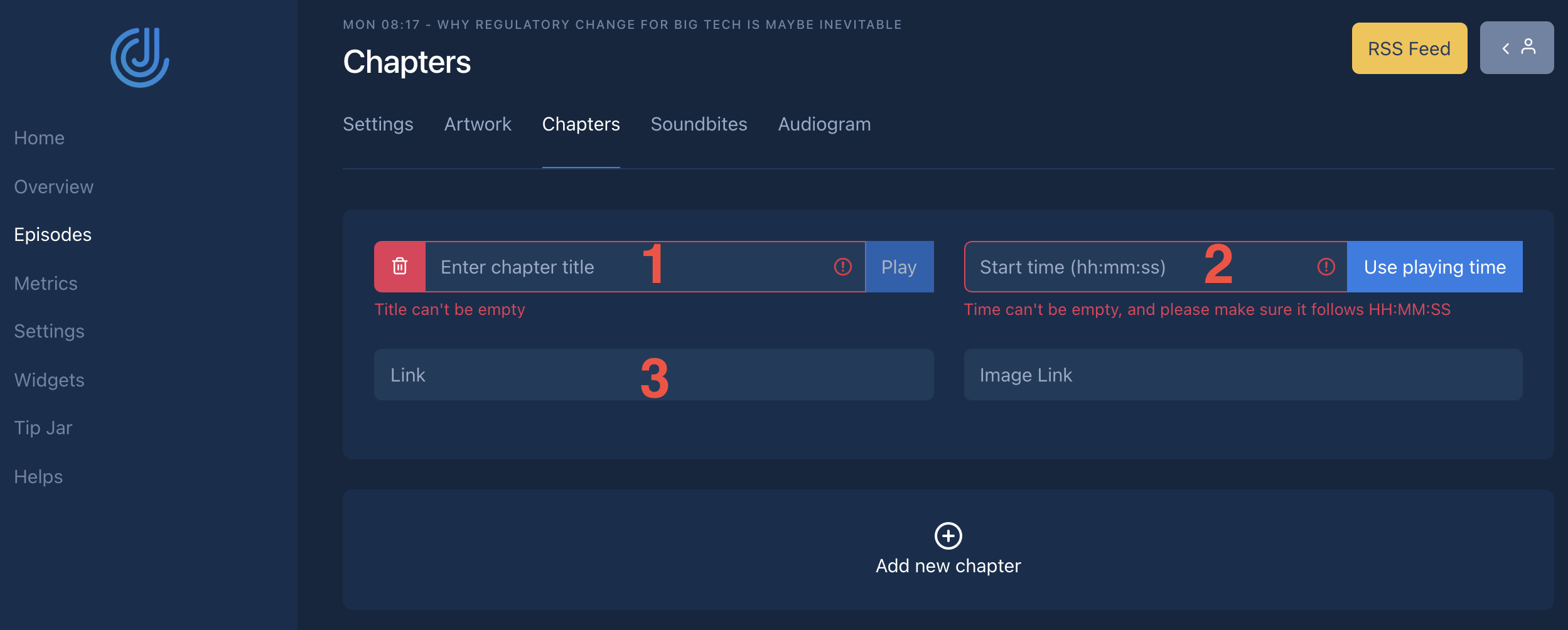 Adding Chapter Markers to Your Podcast with Forecast 